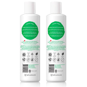 Fresh Monster bottle closeup label highlighting transparent ingredients and safety