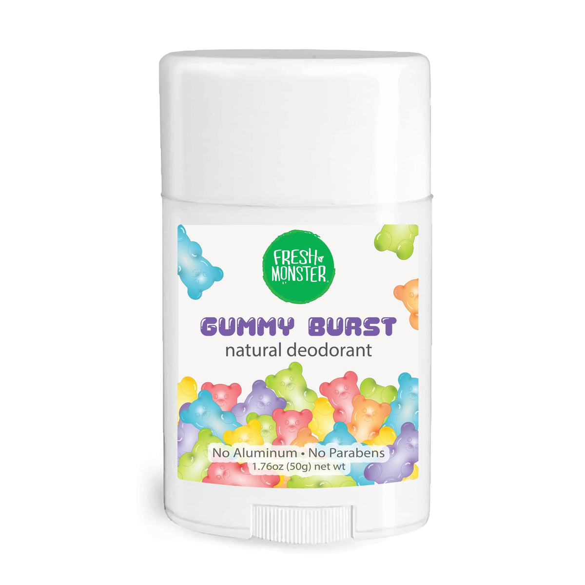 Fresh Monster front packaging showing gummy burst scent and kid-friendly design