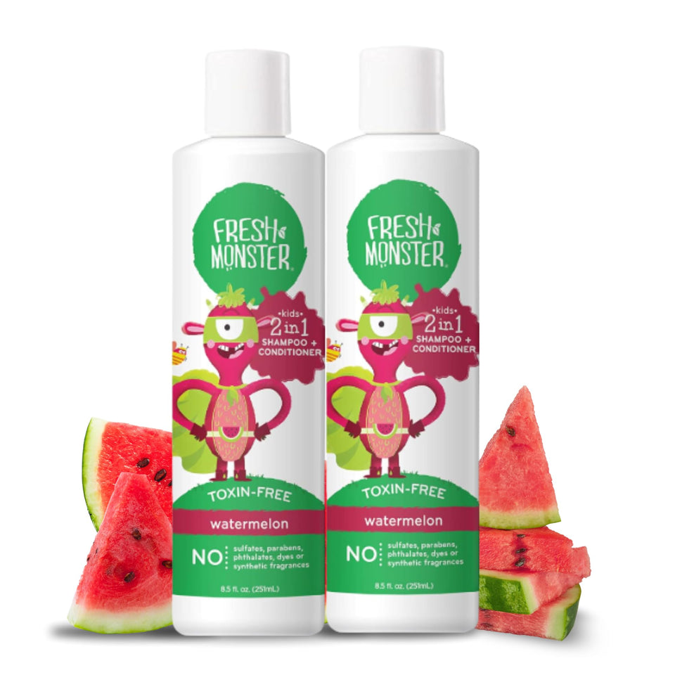 Fresh Monster front packaging showing watermelon design and child-friendly benefit
