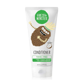 Fresh Monster front tube showing coconut conditioner and kid-friendly design for easy use