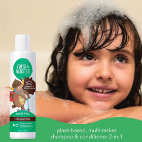Fresh Monster pouring foam texture demonstrating gentle, foaming cleanse