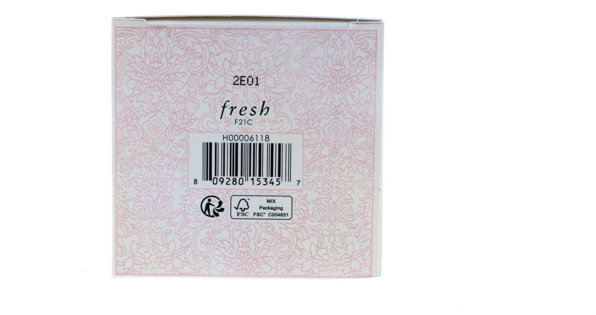 Back label and ingredients list on jar with Fresh, helps ingredient transparency