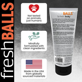 Fresh Body FB tube tucked inside a gym bag for on-the-go freshness
