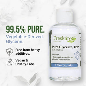 Freskáro close-up of liquid texture illustrating smooth, non-greasy feel