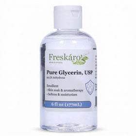 Freskáro front label bottle showing product purity and size benefit