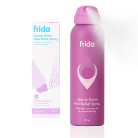 Frida Mom front packaging showing 3.5oz spray and benefits