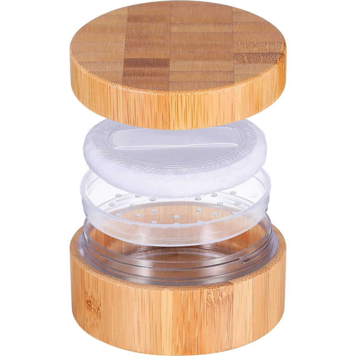 Frienda puff close-up showing soft texture for smooth powder application