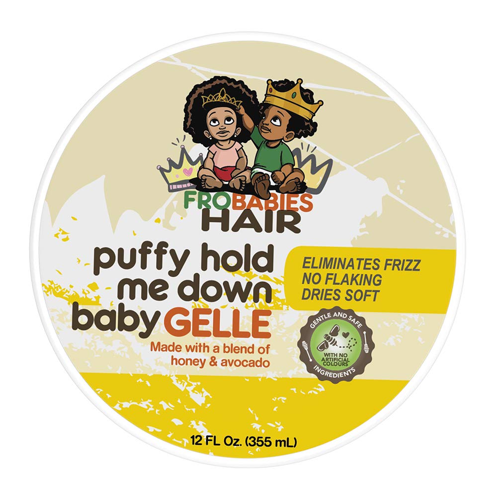 FroBabies Hair styling on edges lifestyle scene demonstrating natural hold and neat finish