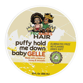 FroBabies Hair styling on edges lifestyle scene demonstrating natural hold and neat finish
