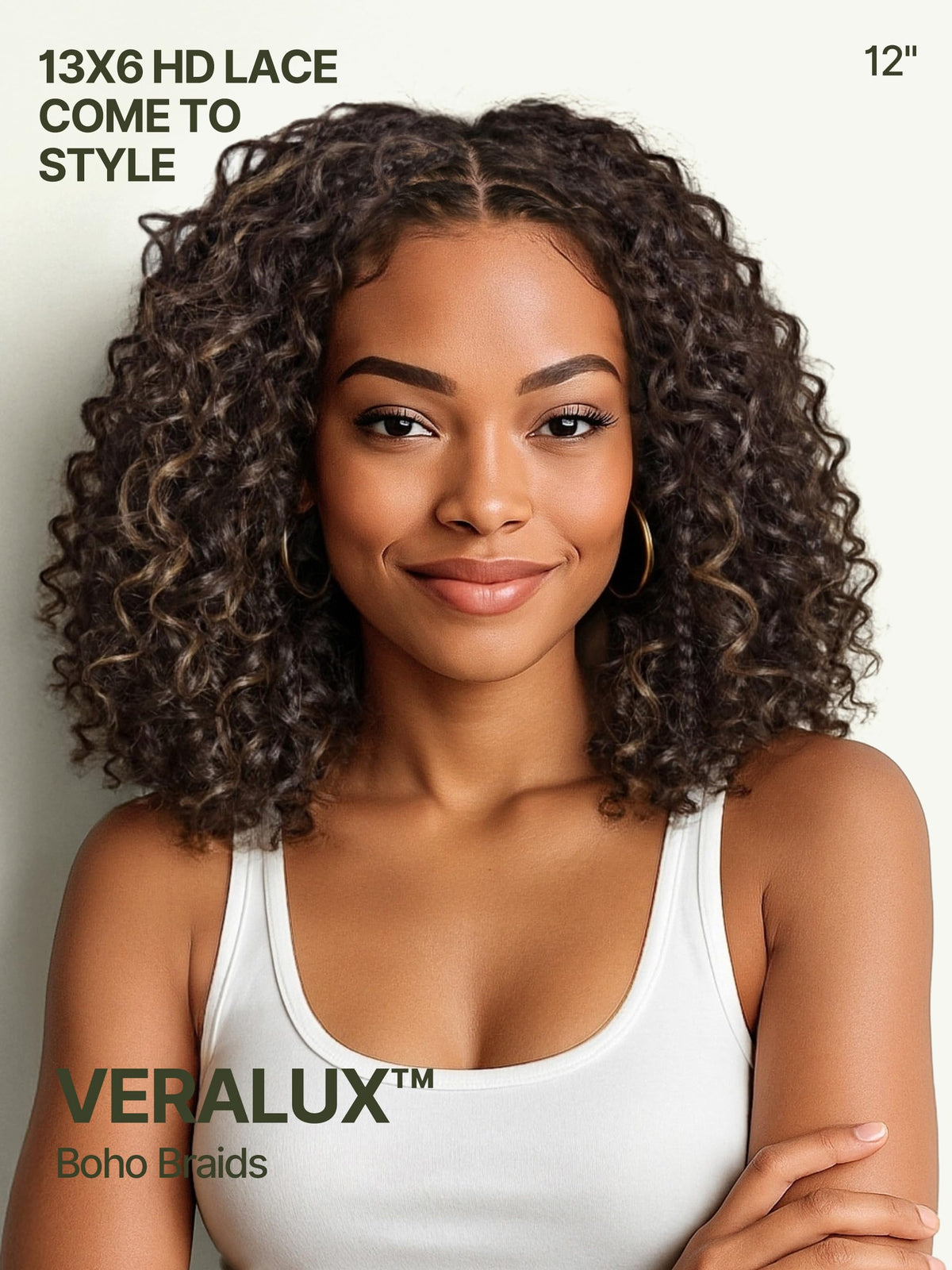 Frodio close-up of micro twist curls highlighting realistic texture