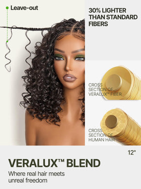 Frodio side profile highlighting natural black shine and volume
