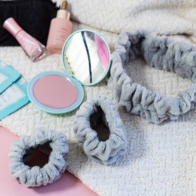 FROG SAC lifestyle spa-night scene with tools showing festive pampering vibe
