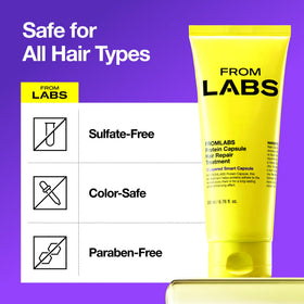 FROMLABS size scale with hand to show product dimensions