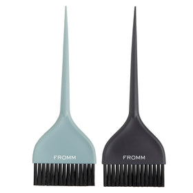 Fromm extra-wide brushes front packaging showing two brushes, professional salon-ready
