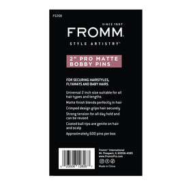 Fromm pins hidden in a bridal hairstyle for low-glare photos