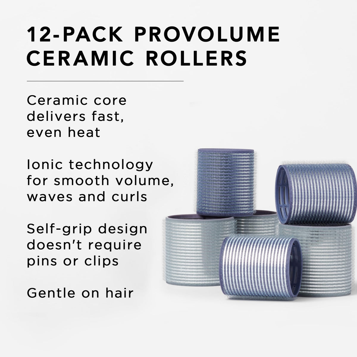 Fromm ProVolume self-grip surface texture highlighting secure hold without clips benefit