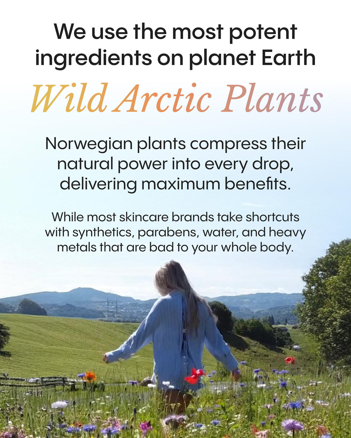 FRØYA Arctic rosehip and calendula botanicals showcasing natural antioxidant support