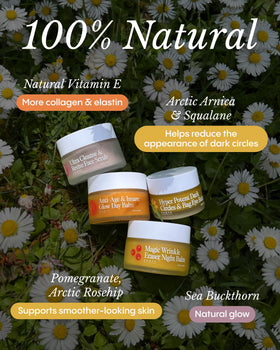 FRØYA night balm open jar detail highlighting rich nourishing formula