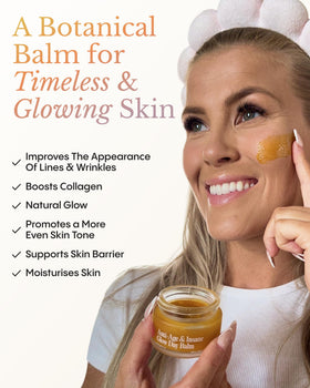 FRØYA texture close-up of balm showing creamy beeswax texture for deep hydration
