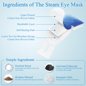 FRSHMORN opened pouch with mask activating for instant warm compress