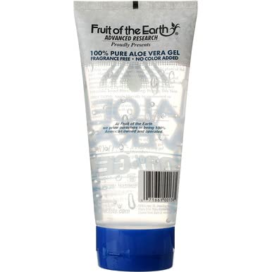 Fruit of the Earth tube on bathroom vanity for daily skincare routine