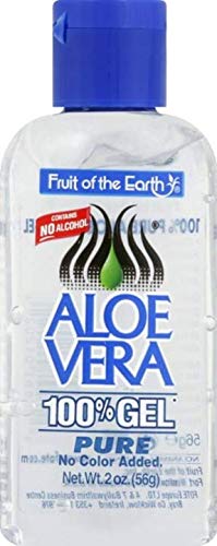Fruit of the Earth gel texture close-up highlighting clear, non-greasy soothing benefit