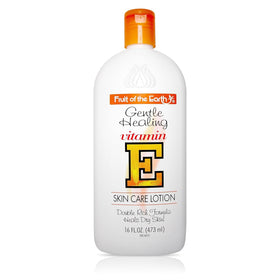 Fruit of the Earth front packaging showing 16 oz bottle and label benefit