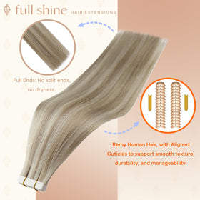 Fshine close-up of hair strands with intact cuticles showing natural texture and smooth blending