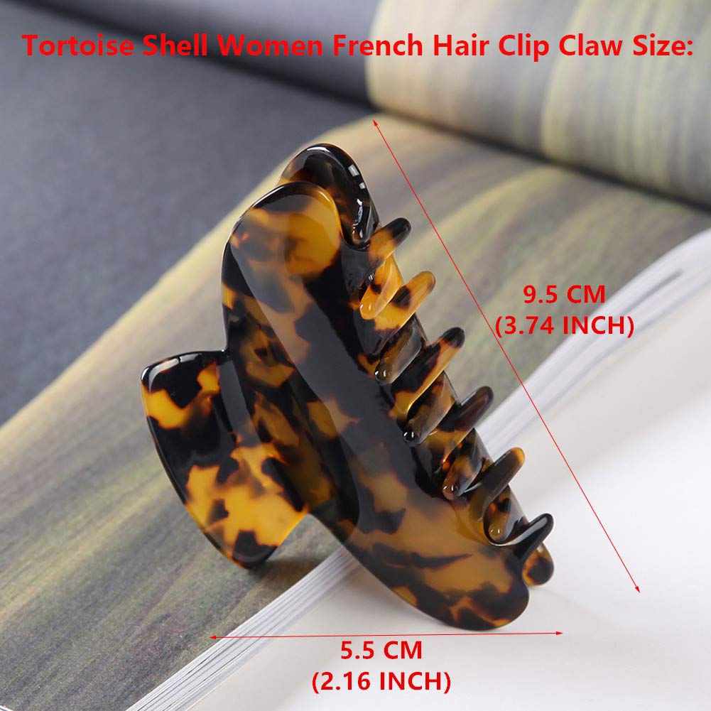 Fsmiling clip holding a bun demonstrating secure all-day wear