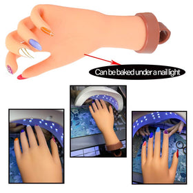 FU SHEN mannequin hand secured with clamp on a workstation for steadiness