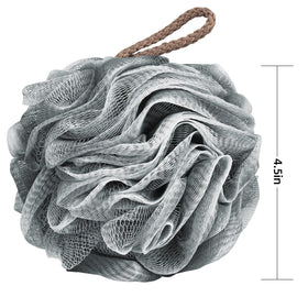 Fu Store loofah producing rich foam with soap for thorough cleansing