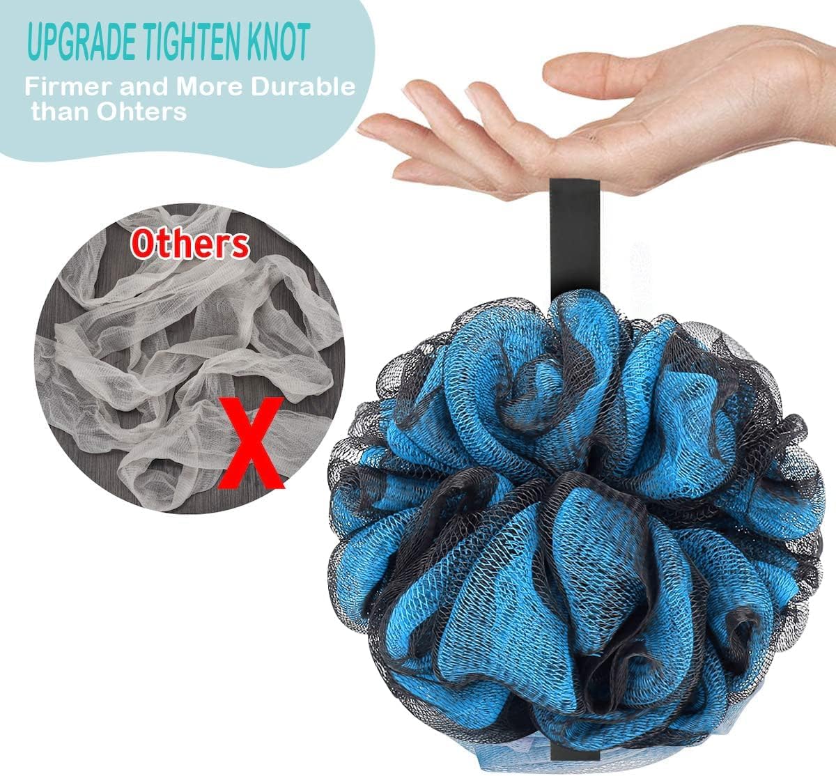 Fu Store close-up of tight mesh texture for durable rich lather