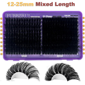 FUBBZRUI label detail showing 150D/200D density and material information