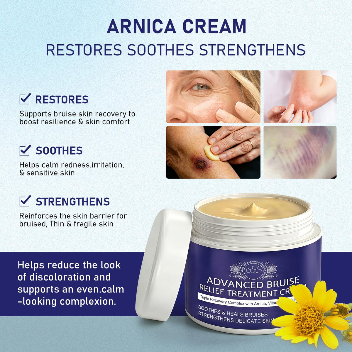 fugit coconut oil base ingredient with arnica emphasizing nourishing blend