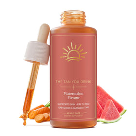 fugit front packaging showing bottle and box, highlights easy sunless tanning