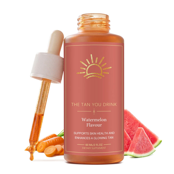 fugit front packaging showing bottle and box, highlights easy sunless tanning