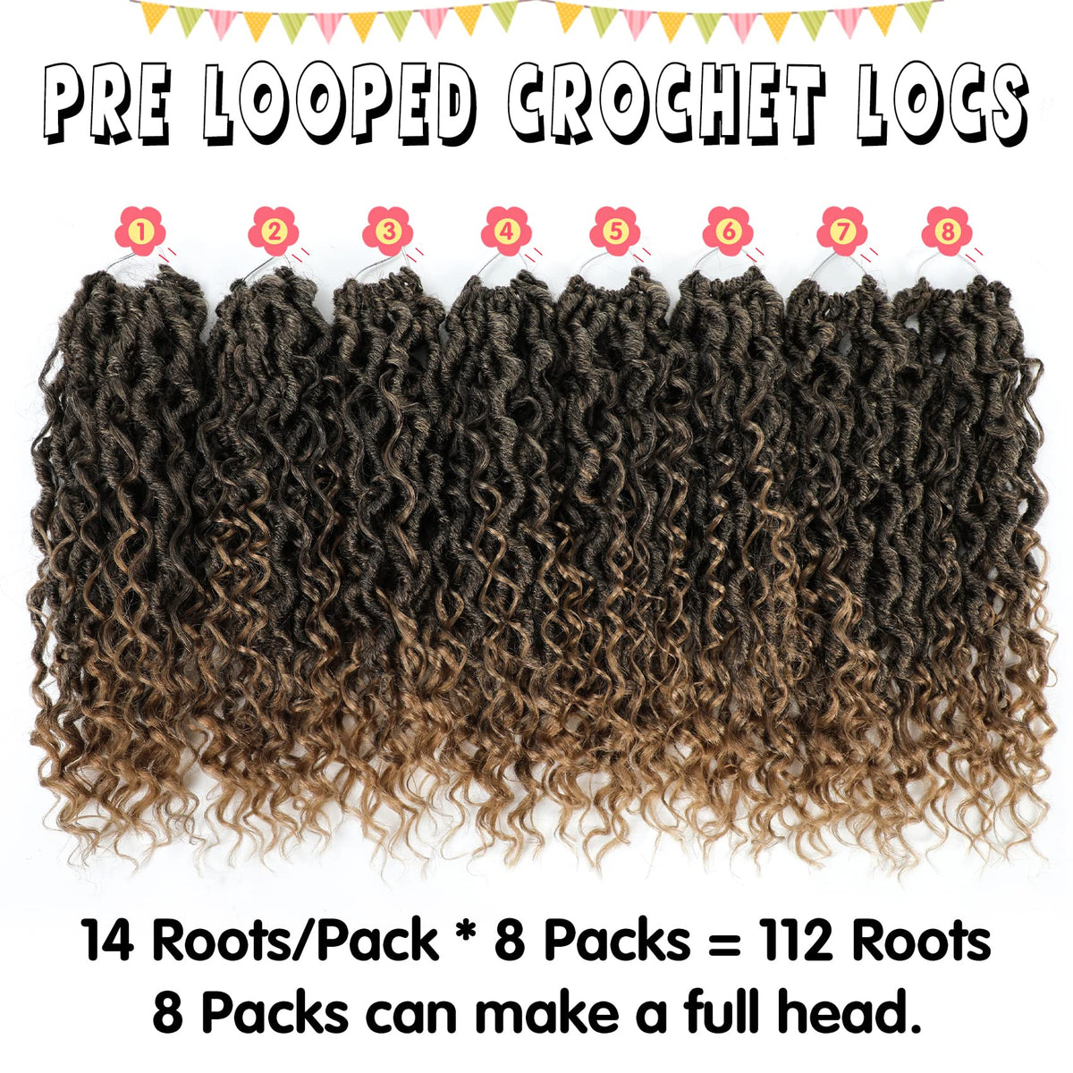 Fulcrum pre-looped strand close-up, shows easy crochet installation benefit