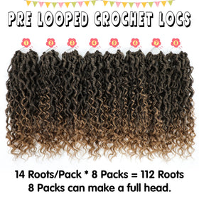 Fulcrum pre-looped strand close-up, shows easy crochet installation benefit