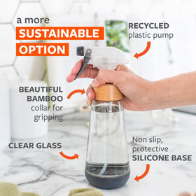 Full Circle silicone boot detail protecting glass and improving non-slip handling benefit