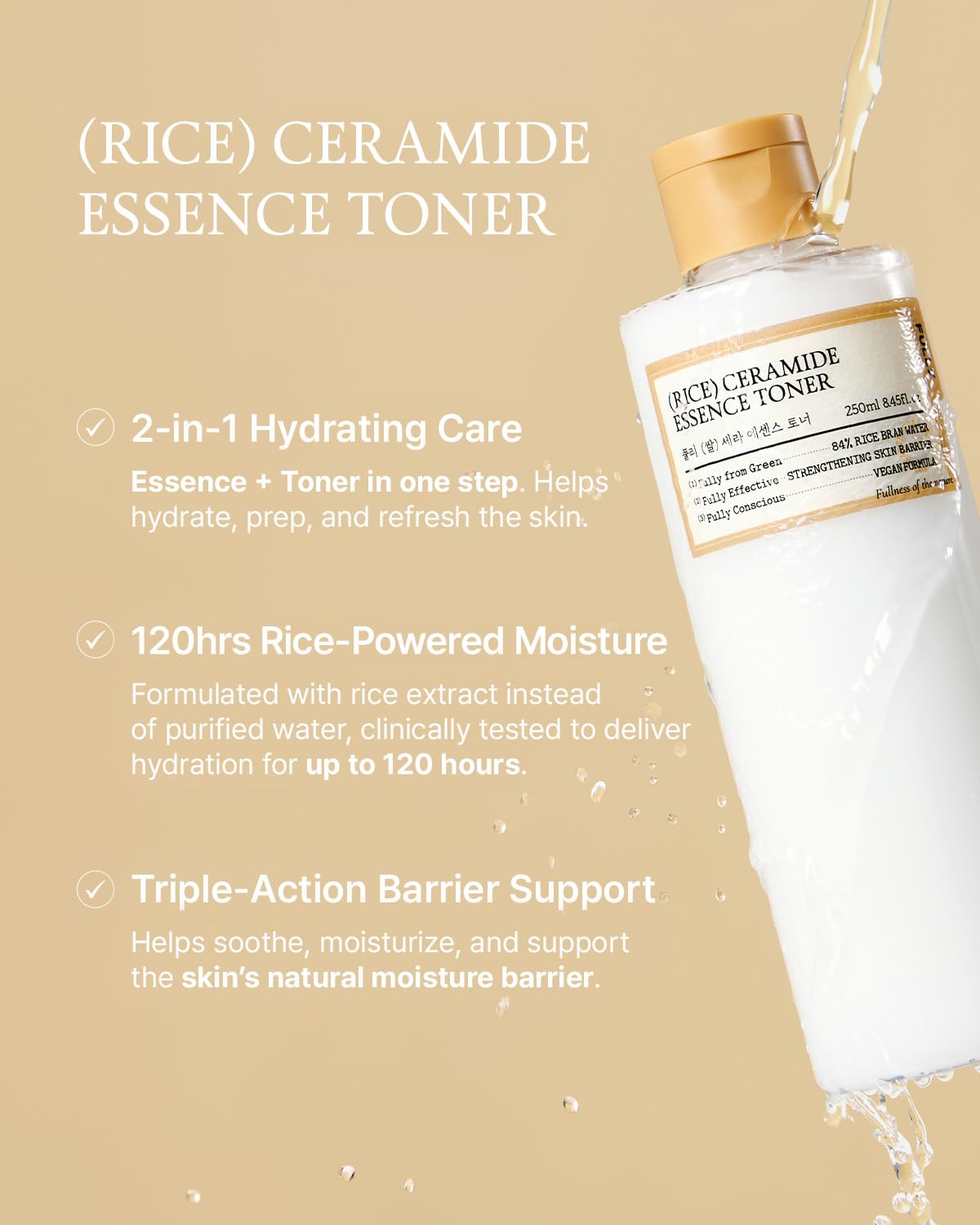FULLY swiping toner with cotton pad to refine skin texture and smooth pores