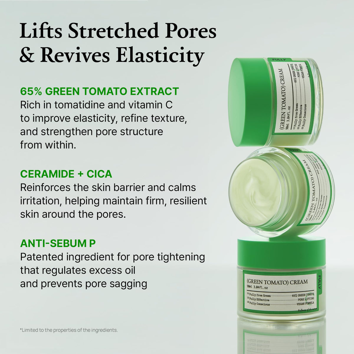 FULLY cream on fingertips ready to apply, demonstrates easy spreadability