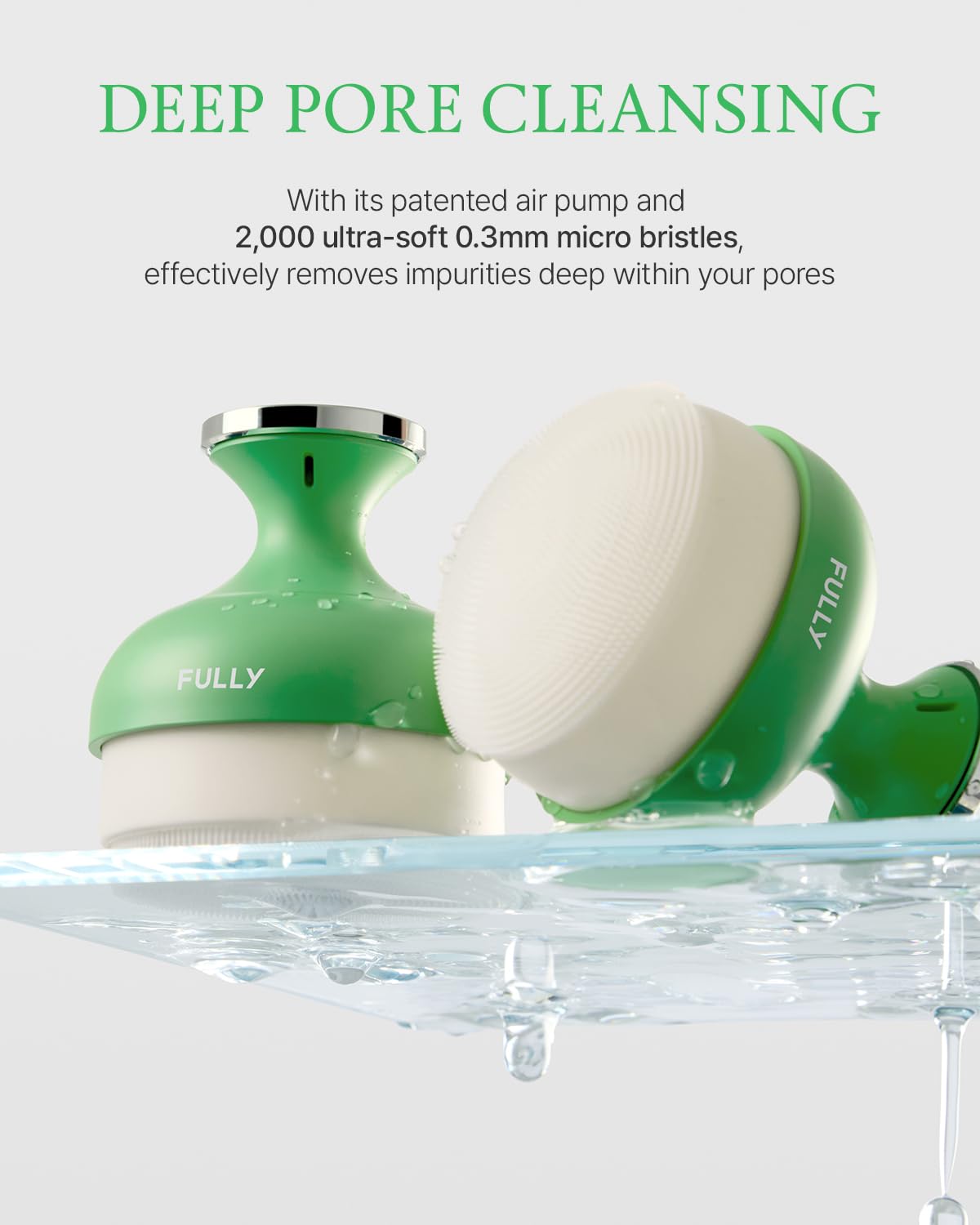FULLY brush brushing nose contour to reach hard-to-clean areas effectively