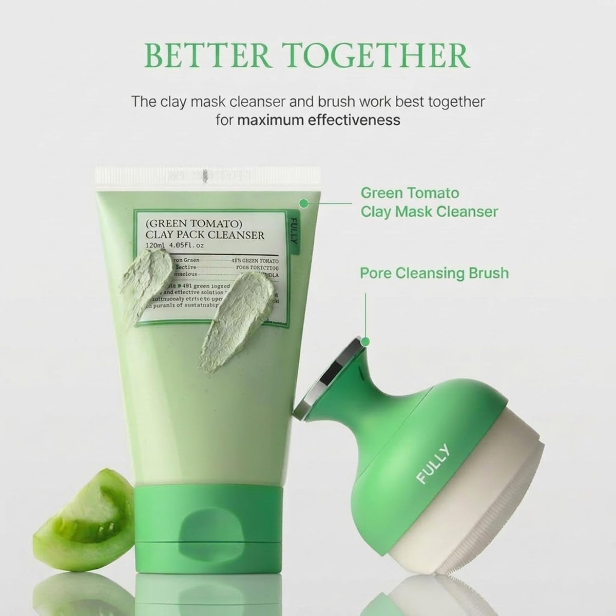 FULLY packaging with FSC label emphasizing sustainable materials used
