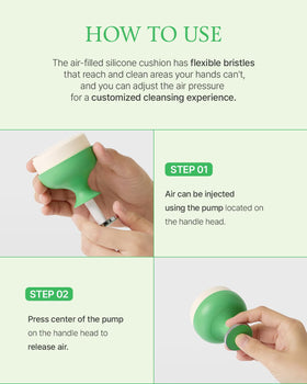 FULLY handheld size comparison showing travel-friendly, compact cleaning tool