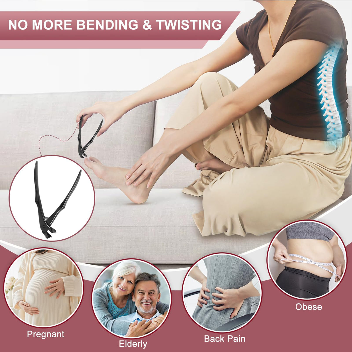 FUMAX angled bionic head closeup for easier wrist alignment