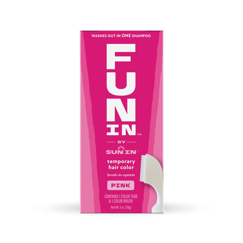 FUN IN front packaging showing bright temporary color kit benefit clarity
