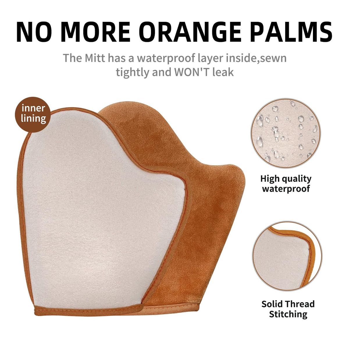 FUNAN back applicator in use across shoulder blades for solo tanning