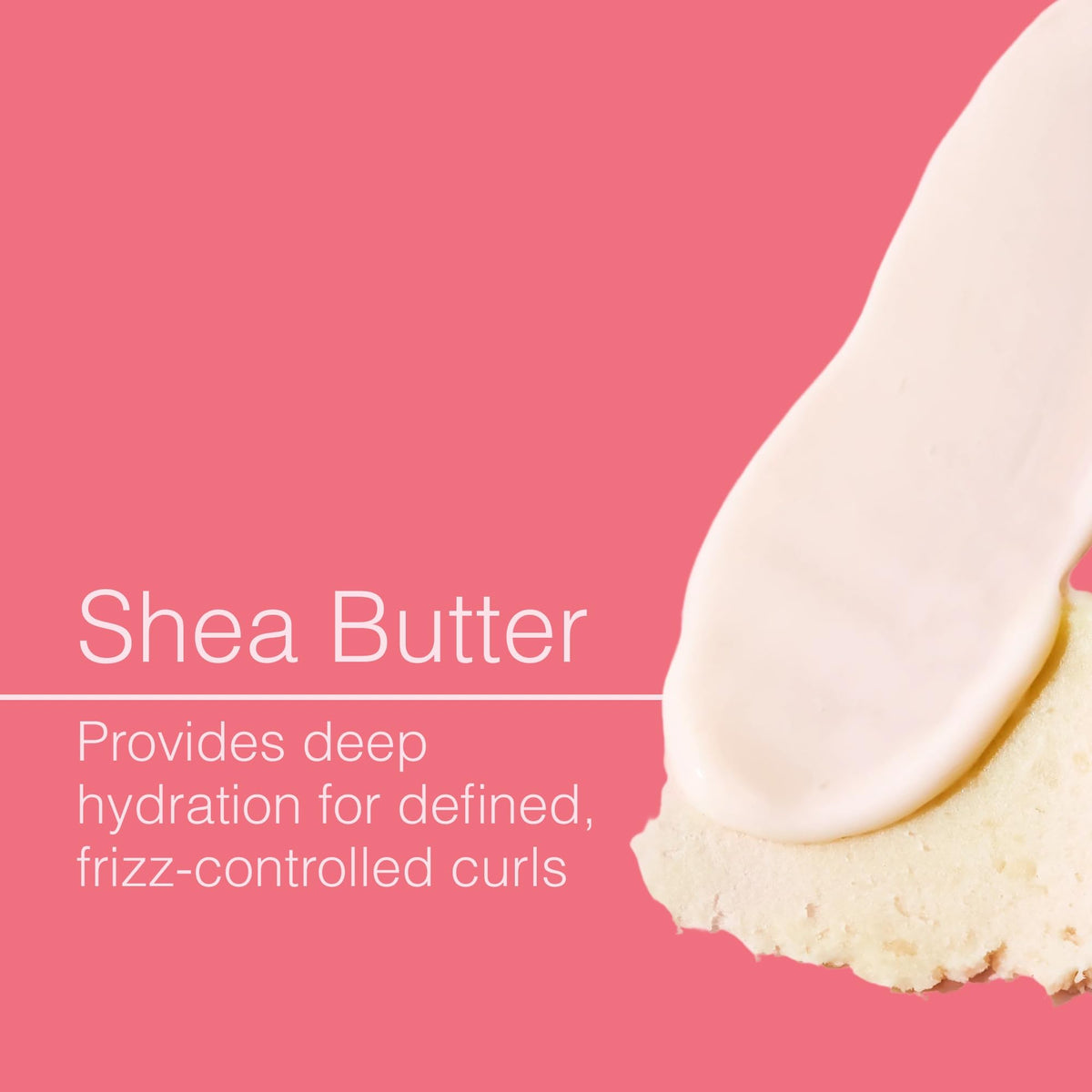 Function of Beauty conditioner texture close-up demonstrating creamy shea moisture