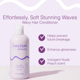 Function of Beauty bottle dispensing conditioner demonstrating easy-pump use