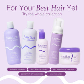 Function of Beauty 22 oz bottle held in hand indicating large size and value